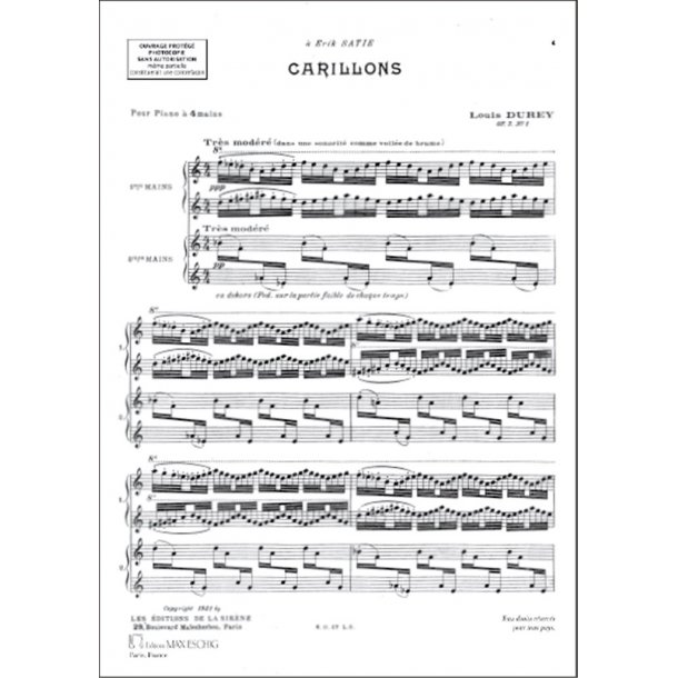 Deux Pieces A Quatre Mains : Pour Piano A Quatre Mains